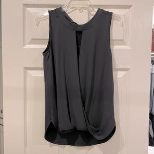 41 Hawthorn black dressy blouse size small